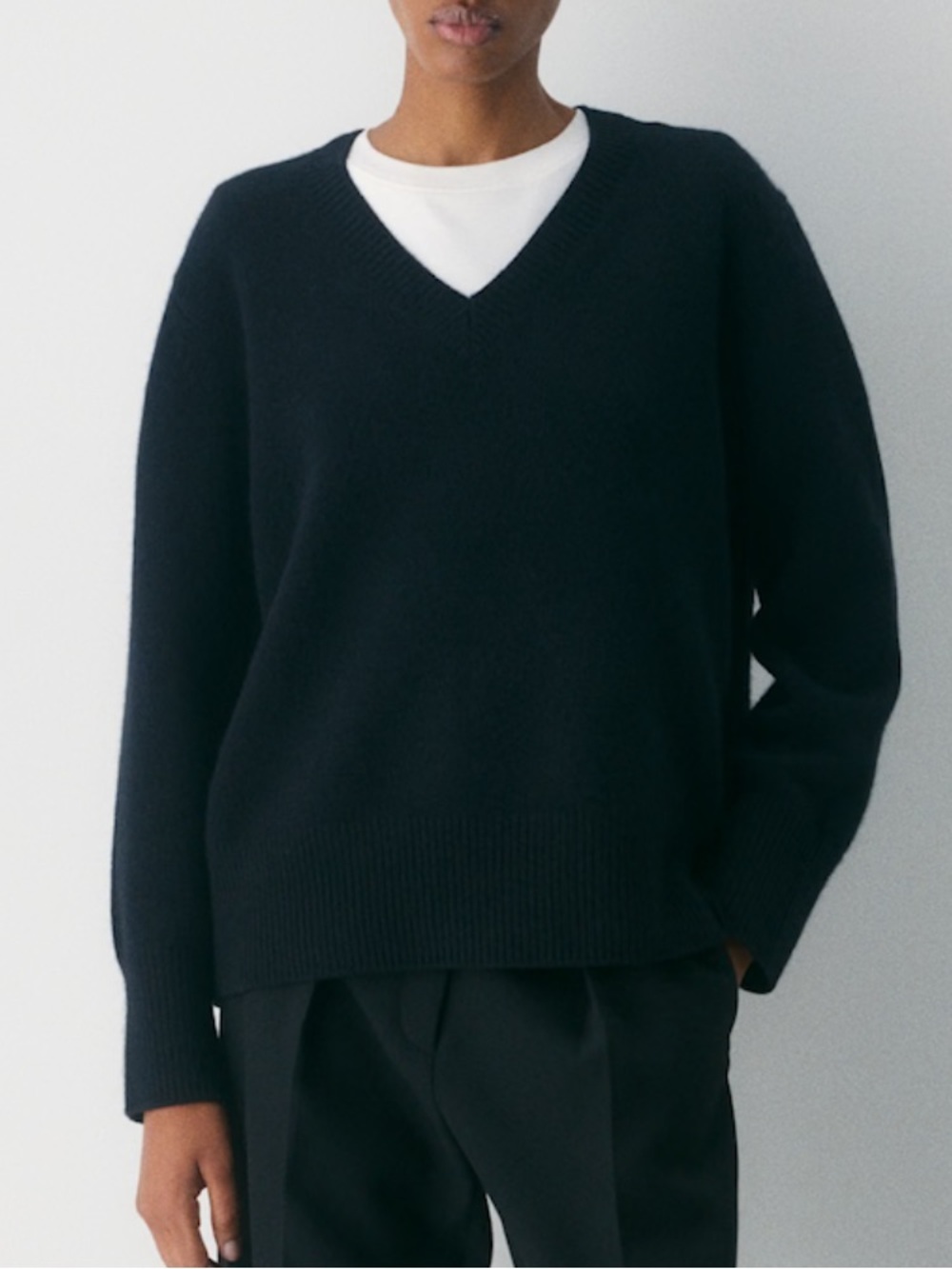 aritzia plush cashmere sculptor sweater